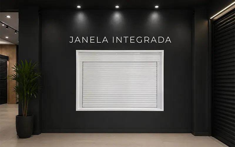 Persiana Integrada Convencional - Janelas - Roll Door Company